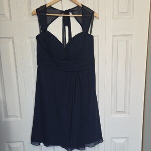 Bill Levkoff Navy Formal Dress